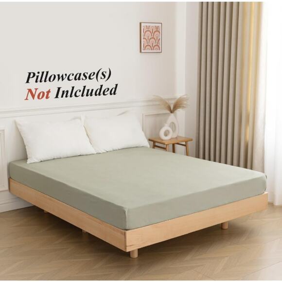 Full Fitted Sheet Only - Premium 1800 Super Soft & Cozy Microfiber, Wrinkle, Fad - Picture 2 of 4